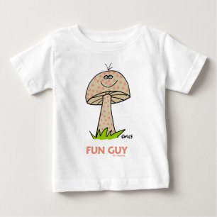 ハッピーおもしろい男の赤ちゃんマンガキュートスウィートおもしろい ベビーTシャツ