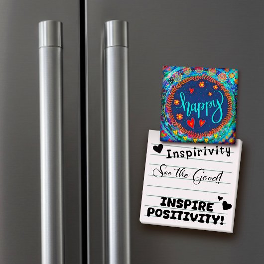 ハッピーお洒落おもしろいカラフル感動的トレンディー マグネット