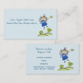 ハッピーお洒落エンジェルフェアリー外飛んでいる部 名刺 (正面/裏面)