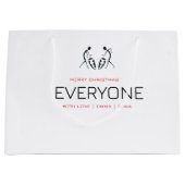 ハッピーお祝いクリスマス ラージペーパーバッグ (正面)