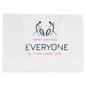 ハッピーお祝いクリスマス ラージペーパーバッグ (裏面)