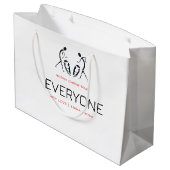 ハッピーお祝いクリスマス ラージペーパーバッグ (裏面アングル)