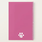 ハッピーかわいいカリコキャット踊りトゥミュージック ノートブック (裏面)