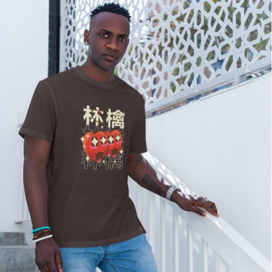 ハッピーさくらんぼかわいい Tシャツ