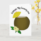 ハッピーさくらんぼポポバーデイ カード (黄色い花)