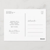 ハッピーすべてレトロヴィンテージ休日の写真 ポストカード (裏面)