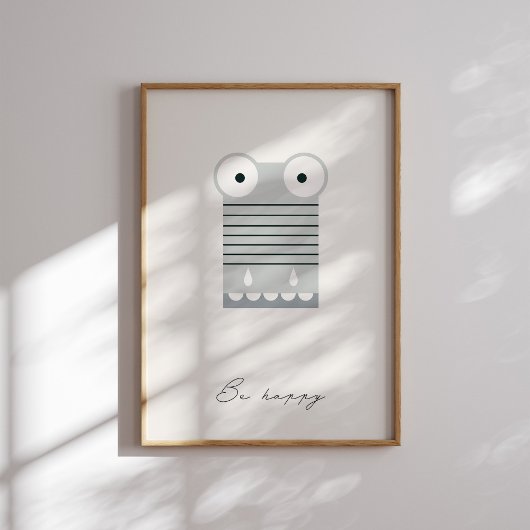 ハッピーなアリゲーターの子供たち - 肯定的なプリント ポスター