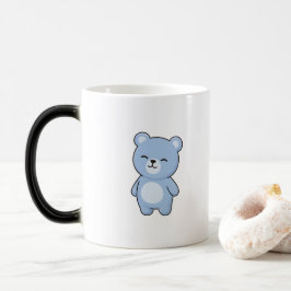 ハッピーなクマのミニマルなかわいいスタイル モーフィングマグカップ