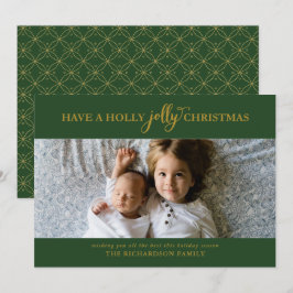 ハッピーなクリスマスをフラットフォト シーズンカード