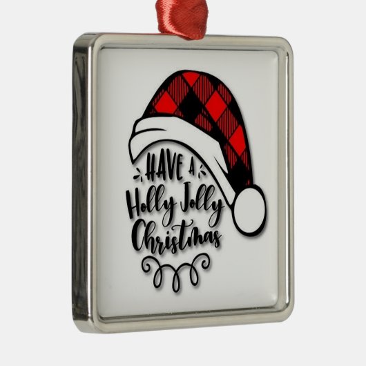 *ハッピーなクリスマスを* クリスマスのオーナメント メタルオーナメント (右)