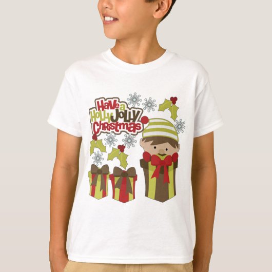 ハッピーなクリスマスを Tシャツ (正面)