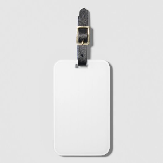 ハッピーなスケルトンのオーダーメイド ラゲッジタグ (正面縦)