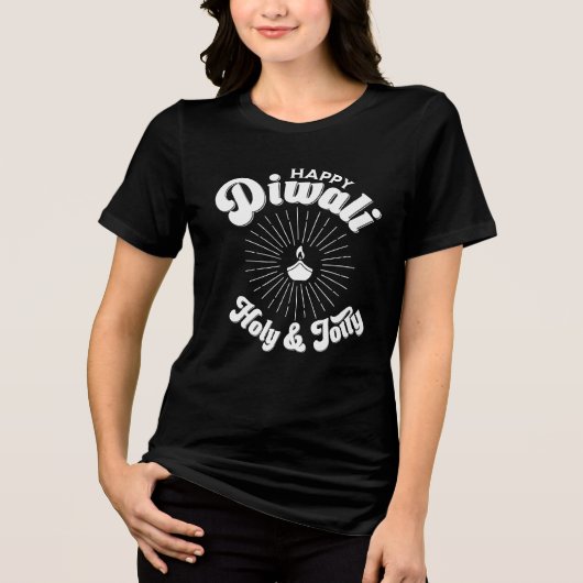 ハッピーなディワーリー トライブレンドTシャツ (正面)