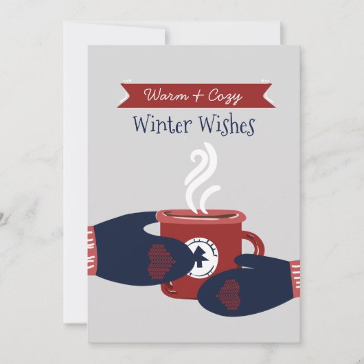 ハッピーなヒュッゲコーヒークリスマス シーズンカード (正面)