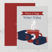 ハッピーなヒュッゲコーヒークリスマス シーズンカード (正面/裏面)