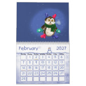 ハッピーなフールおもしろいズシーズン2014 カレンダー (2月 2027)