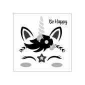 ハッピーなユニコーン ラバースタンプ (インプリント)