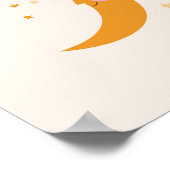 ハッピーな月の幼児部屋インテリア ポスター (角)