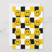 ハッピーな男の子 1歳の誕生日 招待状 (裏面)