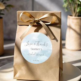 ハッピーな花嫁のシャワー・ギフト ラウンドシール