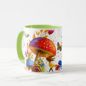 ハッピーになる(Everything Bagel Mug by Cindy Thornton) マグカップ (正面左)