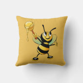 ハッピーのまわりにとハチミツ クッション (裏面)