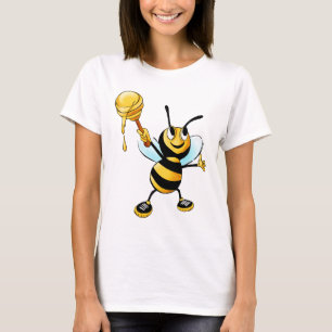 ハッピーのまわりにとハチミツ Tシャツ