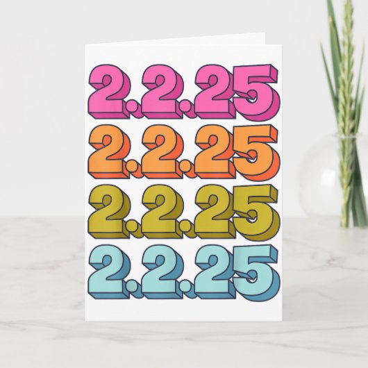 ハッピーのもぐら日 2025年2月2日 メンズ レディース 再 カード (正面)