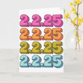 ハッピーのもぐら日 2025年2月2日 メンズ レディース 再 カード (黄色い花)