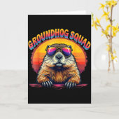 ハッピーのもちぐも日2025 面白いのもちぐもチーム カード (黄色い花)