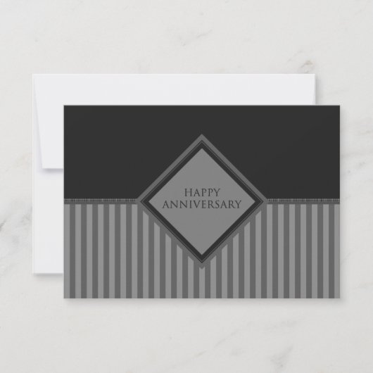 ハッピーのアニバーサリーストライプス 招待状 (正面)