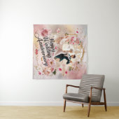 ハッピーの結婚記念日の壁画＃6 タペストリー (インサイチュ(横))