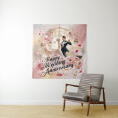 ハッピーの結婚記念日の壁画＃6 タペストリー (インサイチュ)