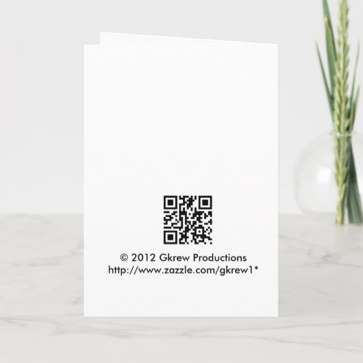 ハッピーの結婚記念日 カード (裏面)