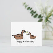 ハッピーの結婚記念日 ポストカード (スタンド正面)