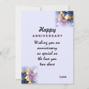 ハッピーの結婚記念日 招待状