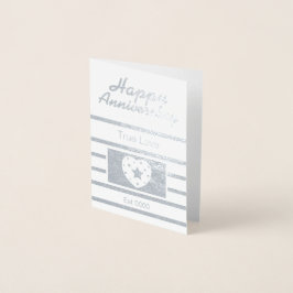ハッピーの結婚記念日 箔カード