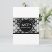ハッピーの結婚記念日 (cinderStripe) 招待状 (スタンド正面)