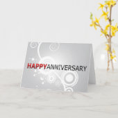 ハッピーの記念日 カード (黄色い花)