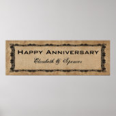 ハッピーの記念日 バナータイプ ポスター (正面)