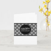ハッピーの記念日 (cinderStripe) カード (黄色い花)