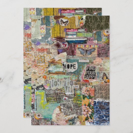 ハッピーを探して 招待状 (正面/裏面)