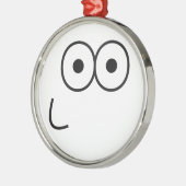 ハッピーアイアンドマウス – プレミアムラウンドオーナメント メタルオーナメント (左)