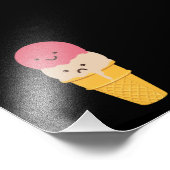 ハッピーアイスクリームコーン フォトプリント (角)