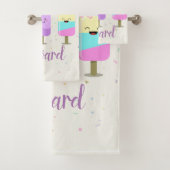 ハッピーアイスクリーム笑顔バー&ポップス バスタオルセット (インサイチュ)