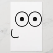 ハッピーアイズと口 – 紙 便箋 (正面)