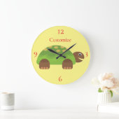 ハッピーアイニリングタートルサンダー_Cove ラージ壁時計 (ホーム)