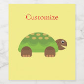 ハッピーアイニリングタートルサンダー_Cove ワインラベル (シングルラベル)