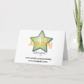 ハッピーアイヤム カード (裏面)