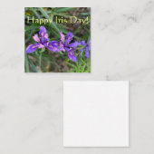ハッピーアイリスの日！ ノートカード (正面/裏面)